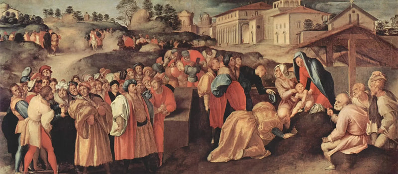 Betagelse af de vise mænd - Pontormo