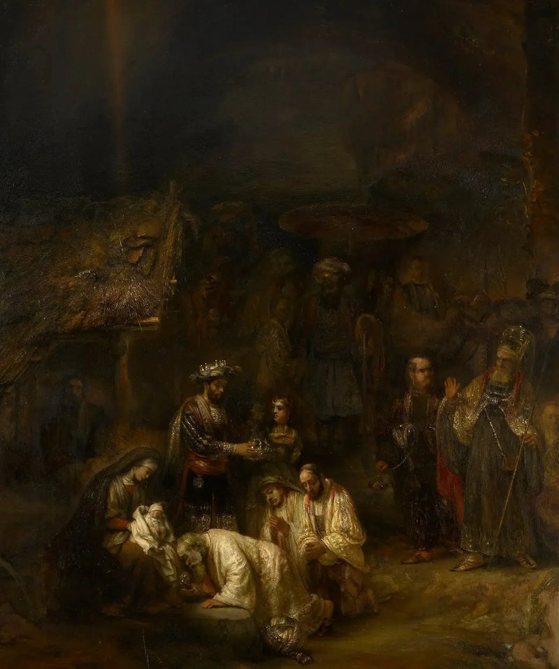 De hellige tre kongers tilbedelse - Rembrandt