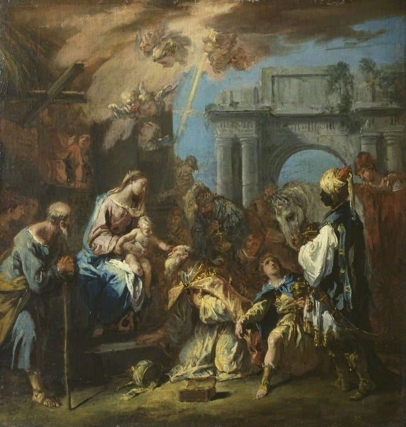 Betagelse af de vise mænd - Sebastiano Ricci