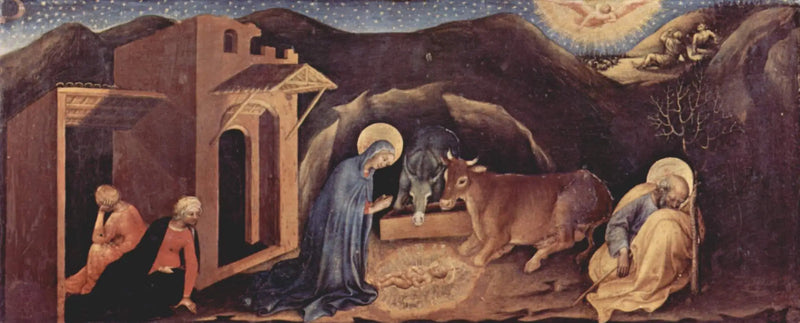 Tilbedelse af de vise mænd - Jesu fødsel - Gentile da Fabriano