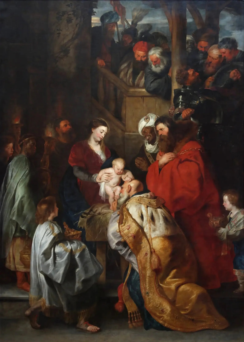 Adoration af de vise mænd - Peter Paul Rubens