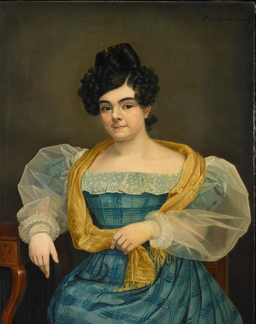 Adriana Johanna van Wijck (1807-86), épouse de Johannes Ploos van Amstel - Petrus van Schendel