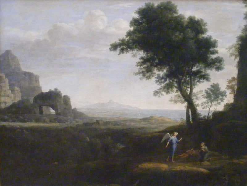 Agar et Ismaël i ørkenen - Claude Lorrain