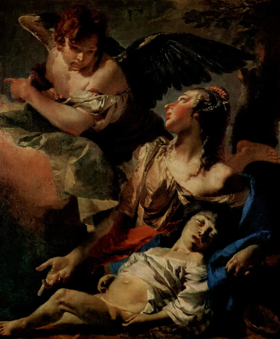 Agar et Ismaël dans le désert - Giovanni Battista Tiepolo