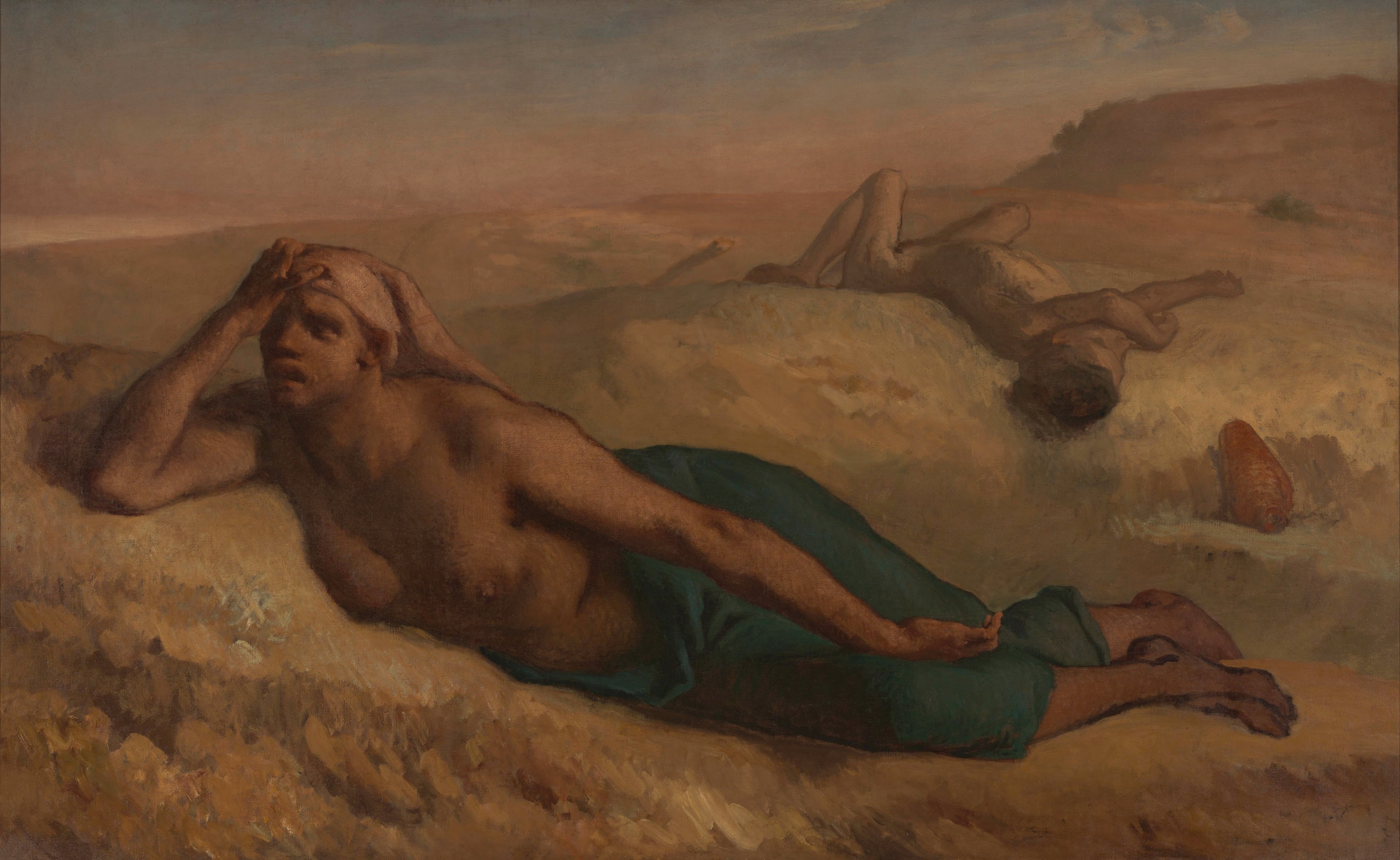 Agar og Ismaël - Jean-François Millet
