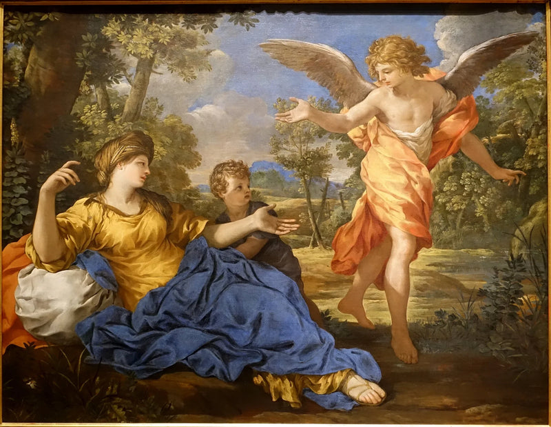Agar et engel - Pietro da Cortona