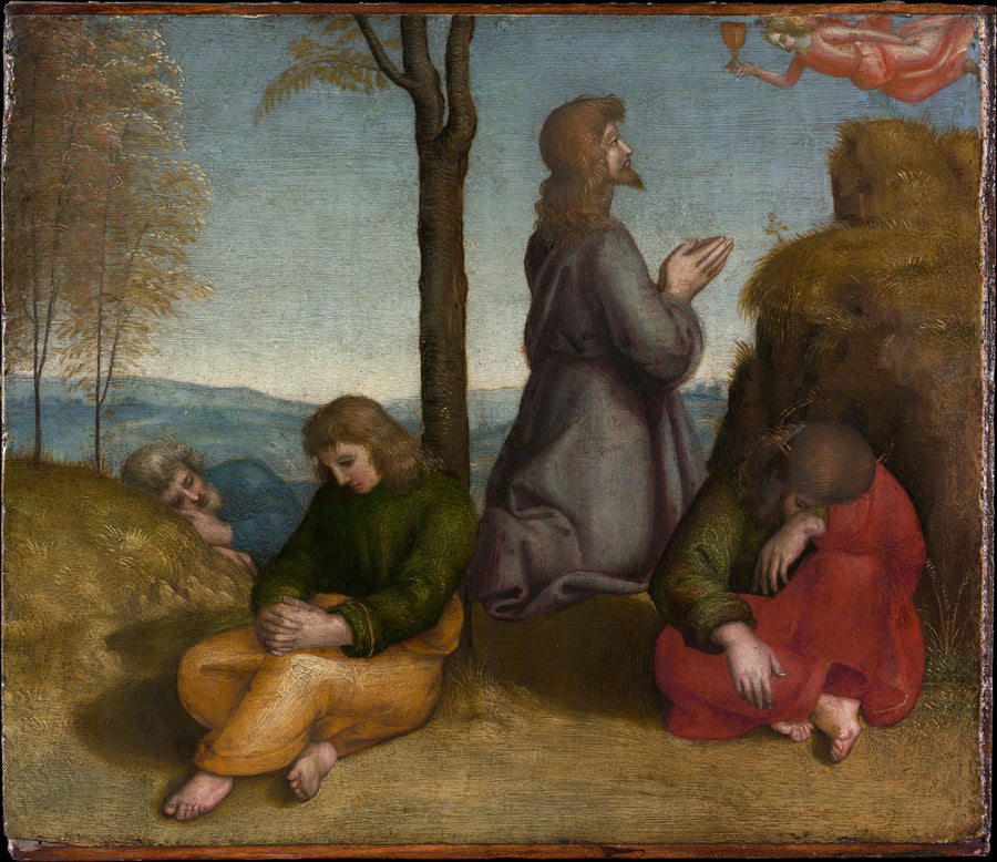L’Agonie dans le jardin, prédelle du retable Colonna, vers 1504 – Raphaël