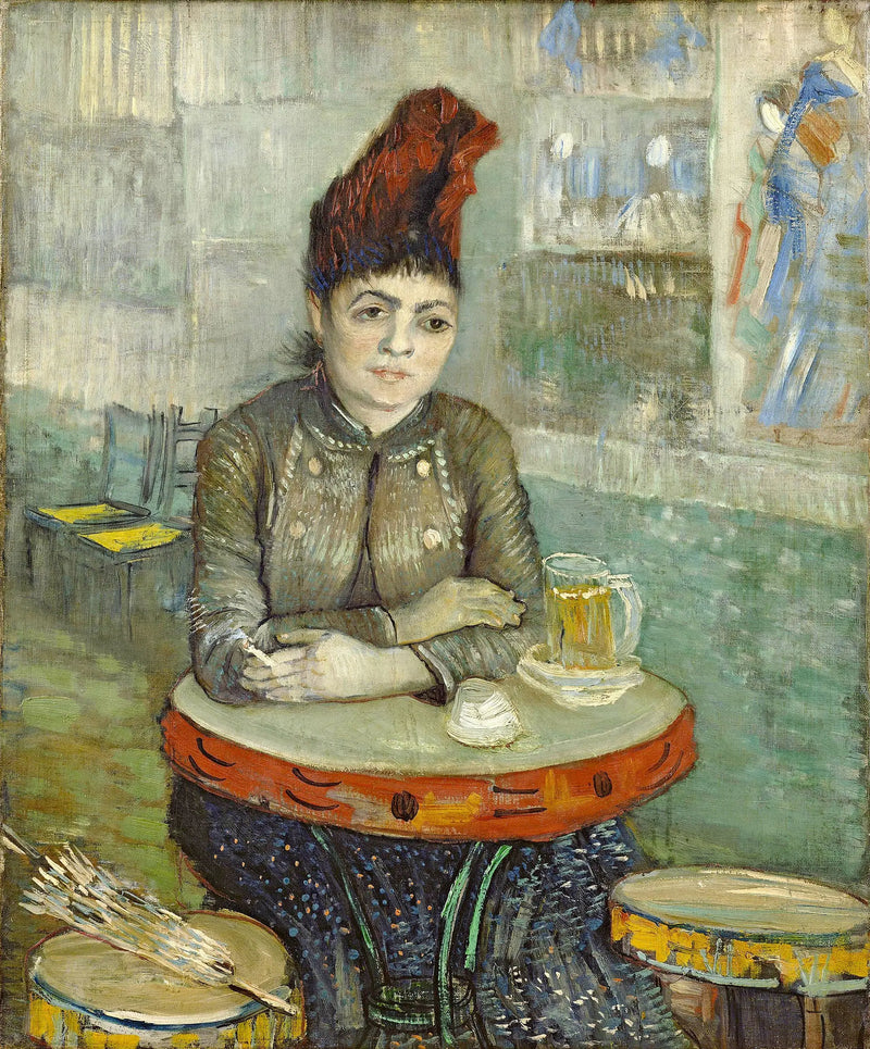 Agostina Segatori på Tambourin-caféen - Vincent van Gogh