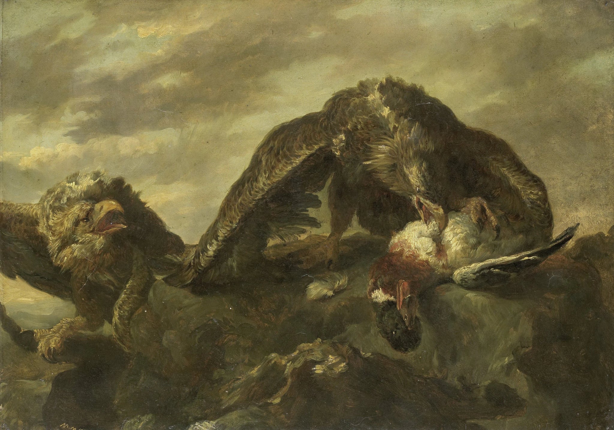 Aigles sur les rochers - Matthijs Maris
