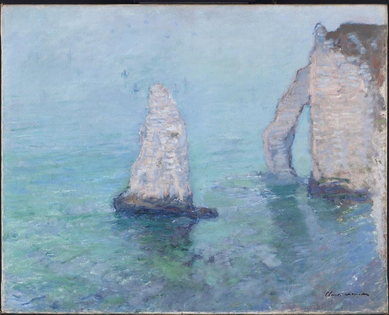 Nålen og Downstream-porten, Étretat W1033 - Claude Monet