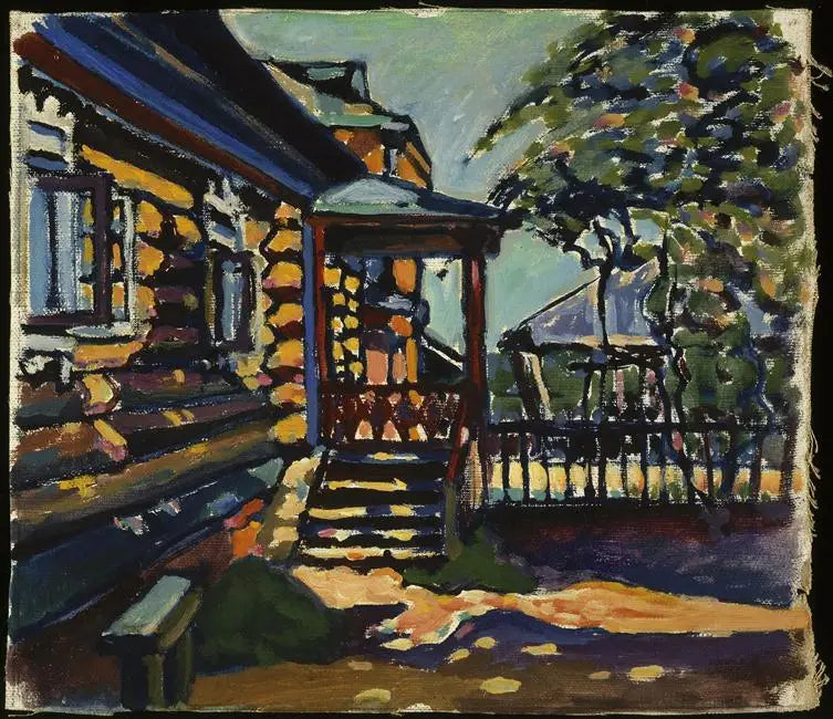 Akhtyrka, hovedindgangen til datcha - Vassily Kandinsky