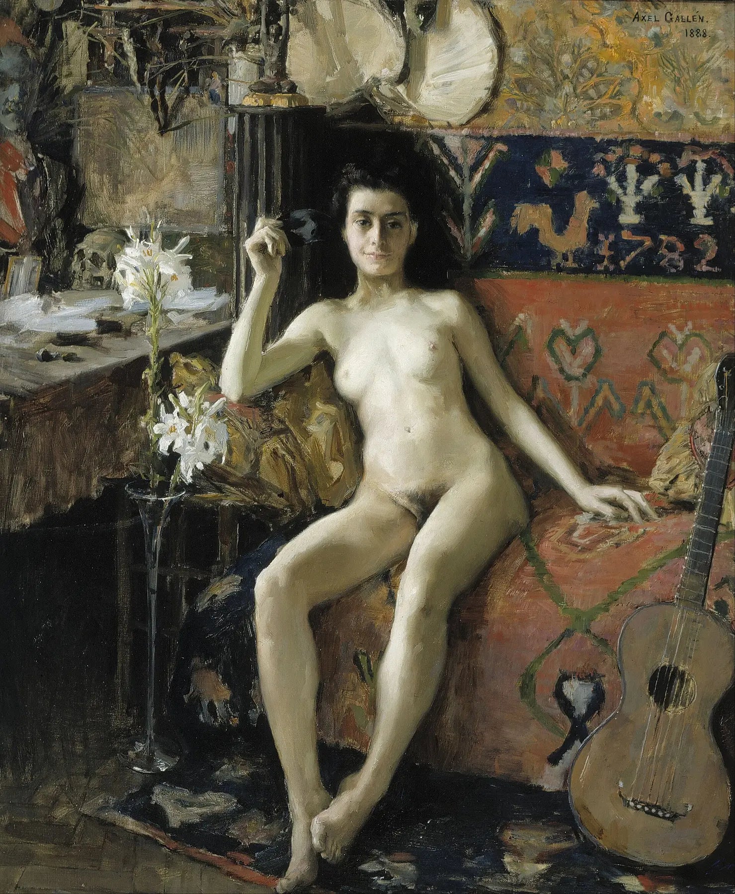 Démasquée, peinture d’Akseli Gallen-Kallela