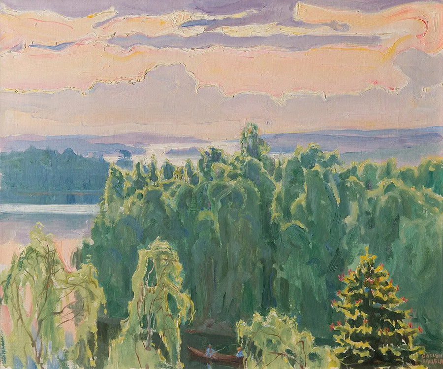 Vue depuis la tour de Tarvaspää - Akseli Gallen-Kallela