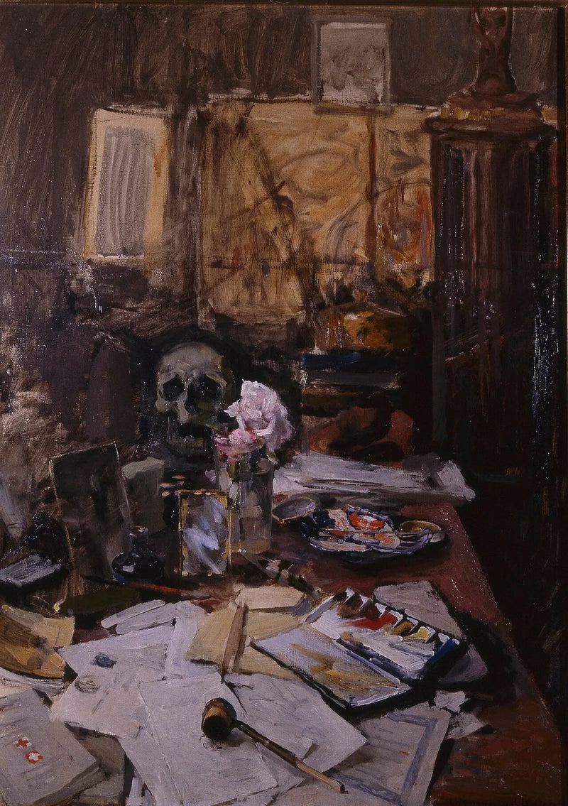 Table de travail à Paris - Akseli Gallen-Kallela