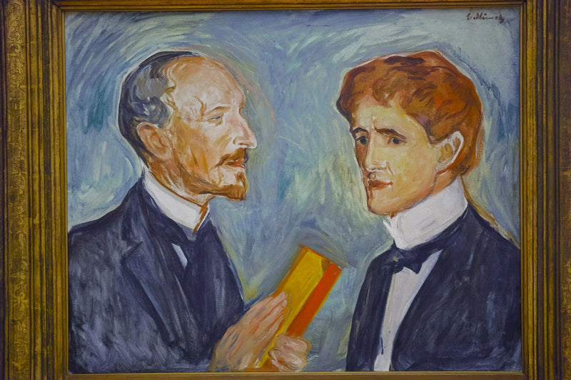 Albert Kollmann og Sten Drewsen - Edvard Munch