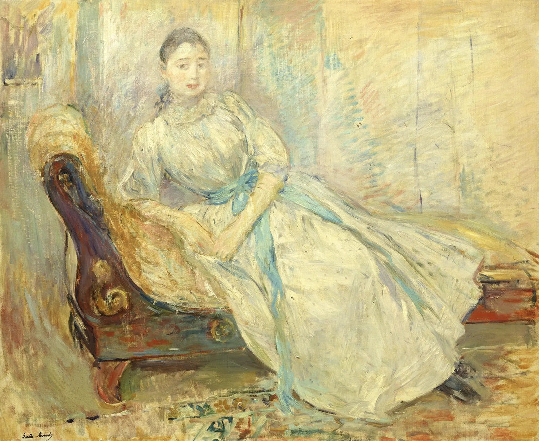 Albine Sermicoli i værkstedet - Berthe Morisot