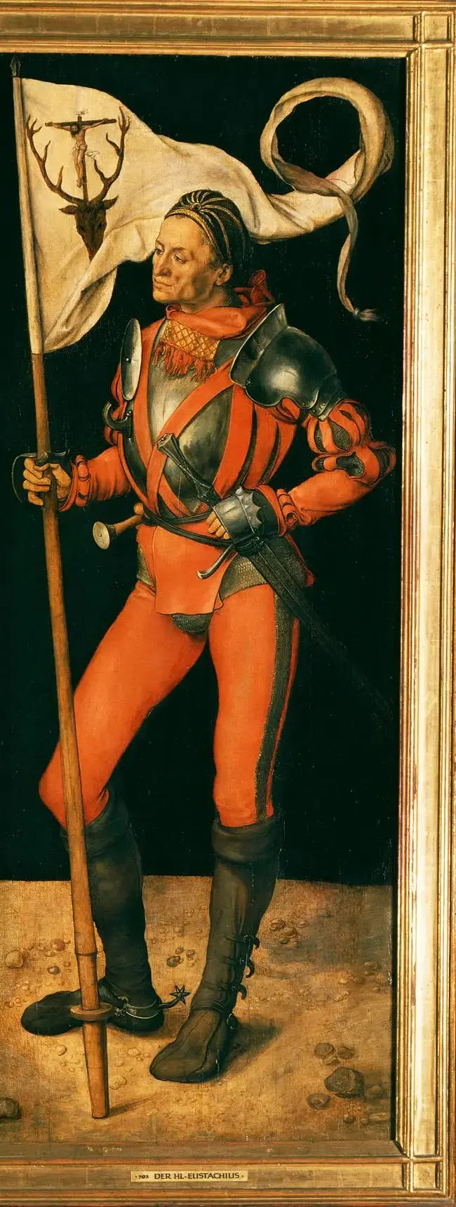 Lukas Paumgartner en saint Eustache - Albrecht Dürer