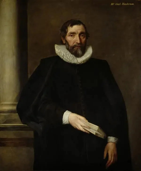Alexander Henderson, circa 1583 - 1646. Præstebiskop og diplomat - Antoine van Dyck