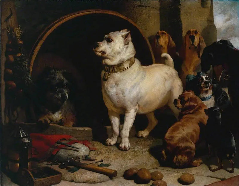Alexandre og Diogène - Edwin Henry Landseer
