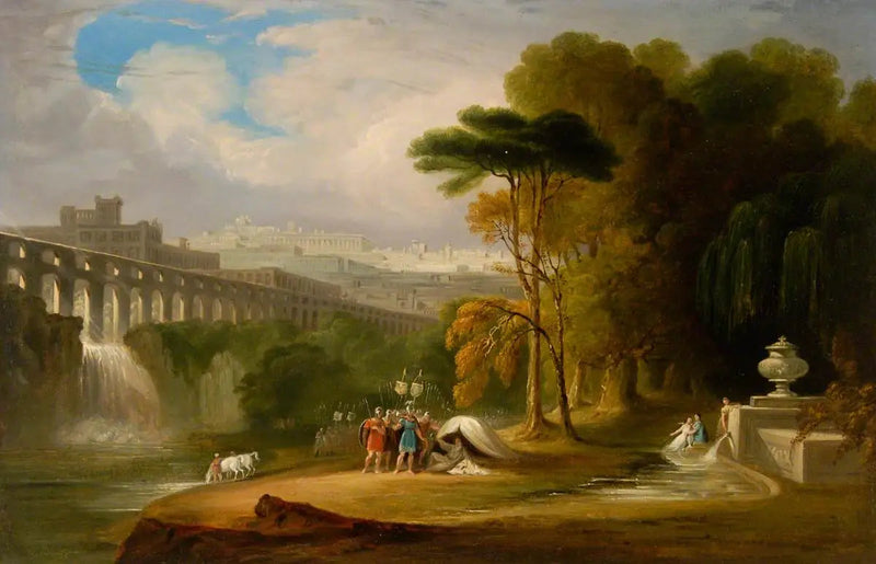 Alexandre og Diogène - John Martin