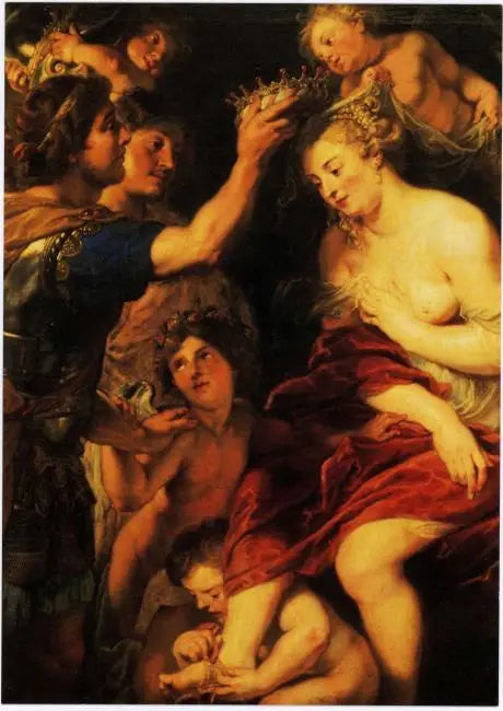 Alexandre og Roxane - Peter Paul Rubens