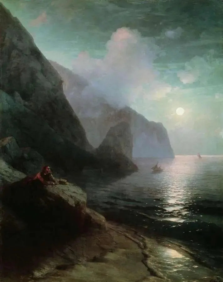 Aleksandr Pusjkin i Krim - Ivan Aïvazovskij