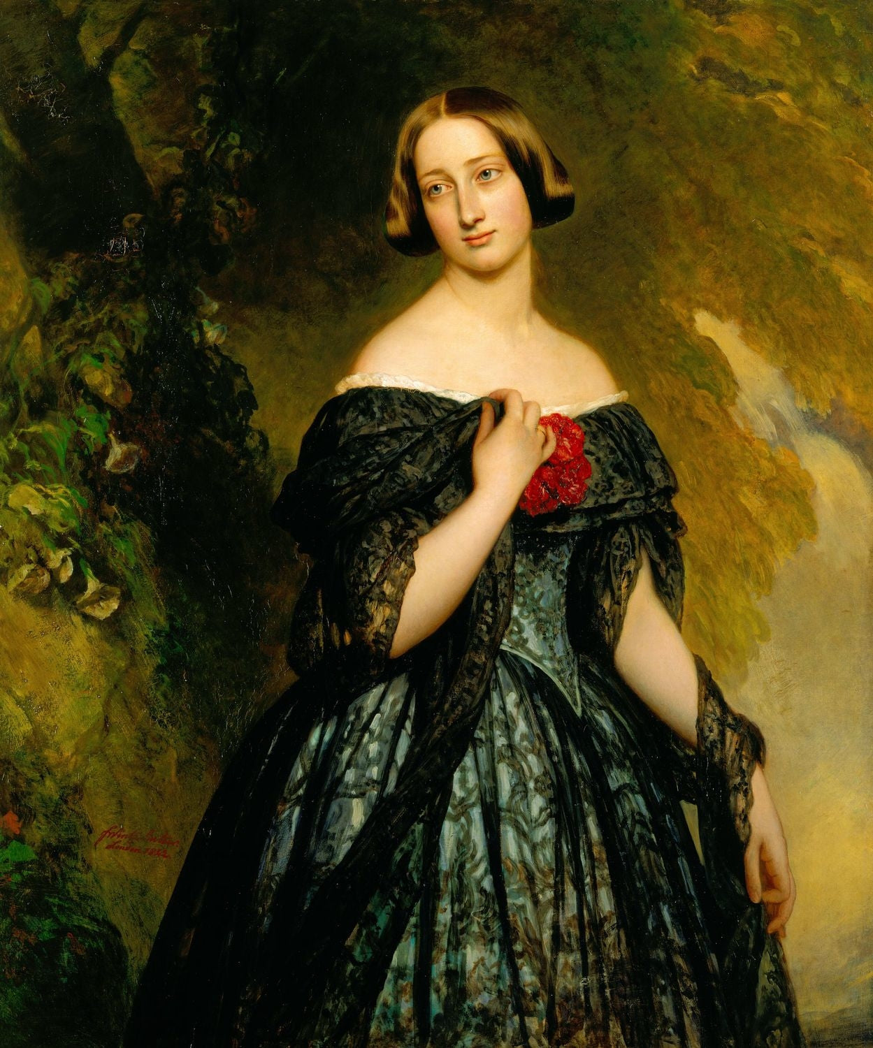 Alexandrine, hertuginde af Saxe-Cobourg-Gotha (1820-1904) - Franz Xaver Winterhalter