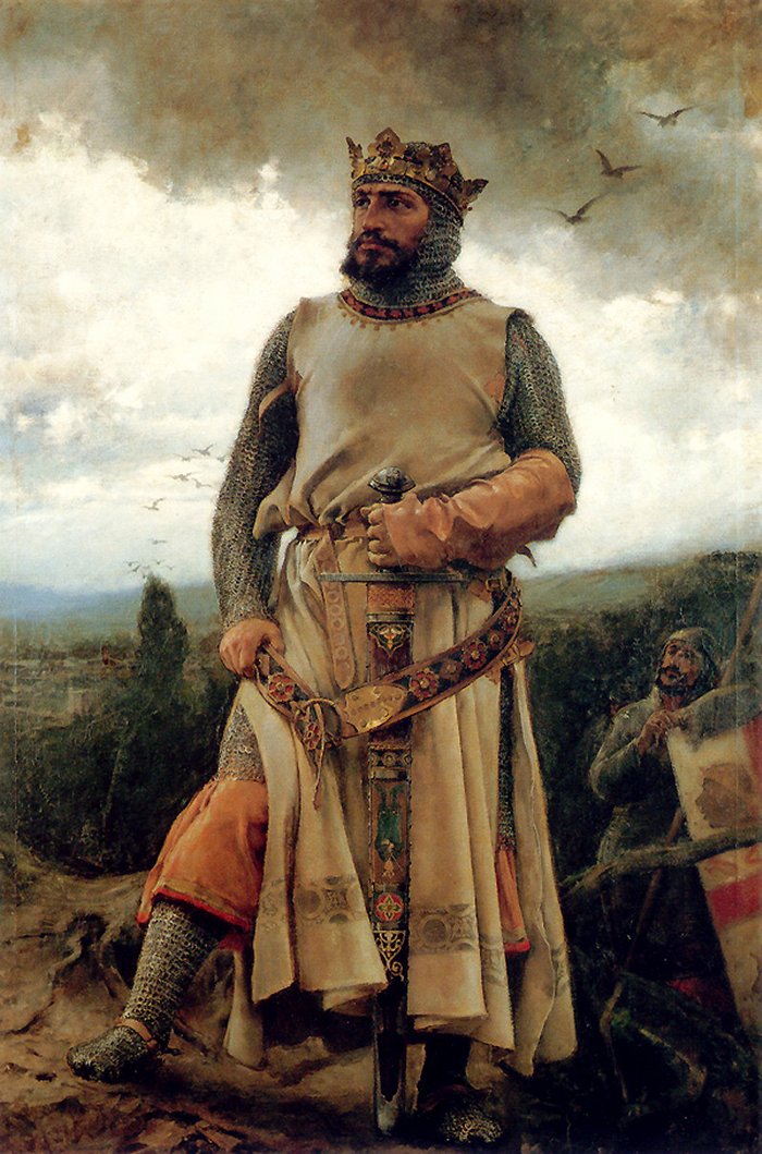 Alfonso I de Aragón - Francisco Pradilla y Ortiz image 1 reproduction artisanale de tableau
