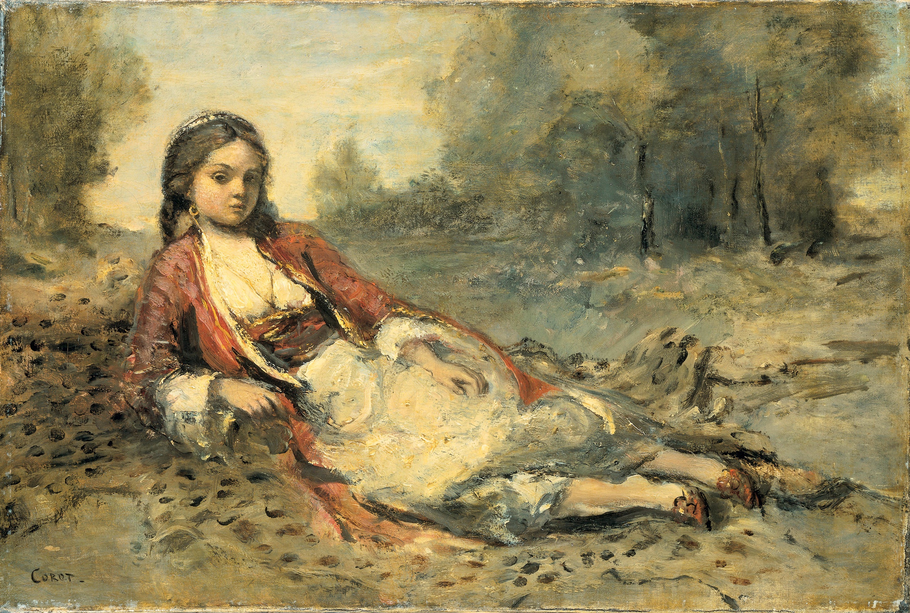 Algerisk - Jean-Baptiste Camille Corot