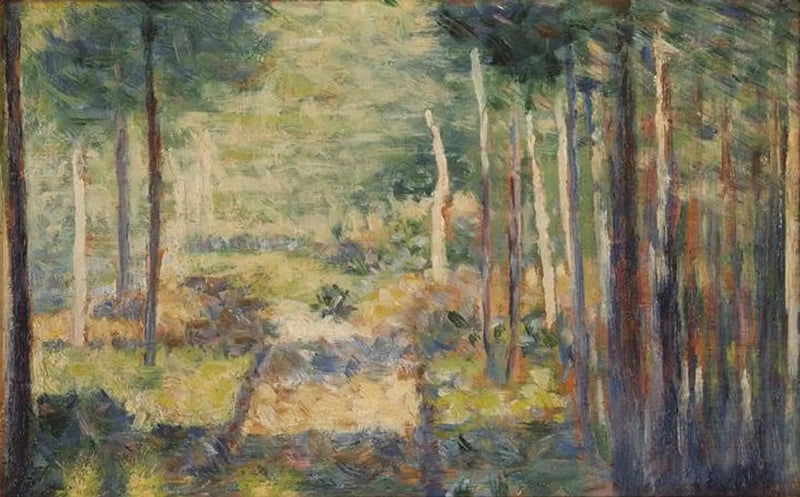 Skovsti, Barbizon - Georges Seurat