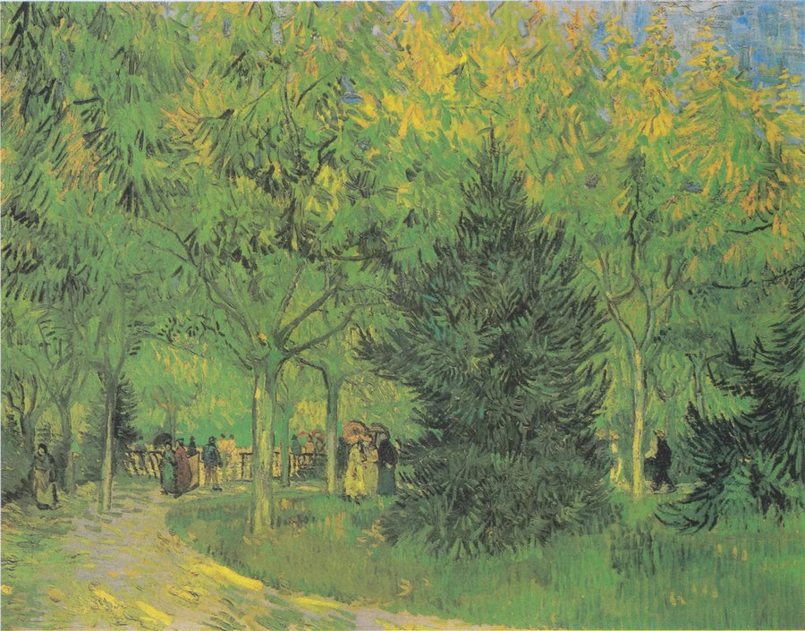 En allé i den offentlige have i Arles - Vincent van Gogh