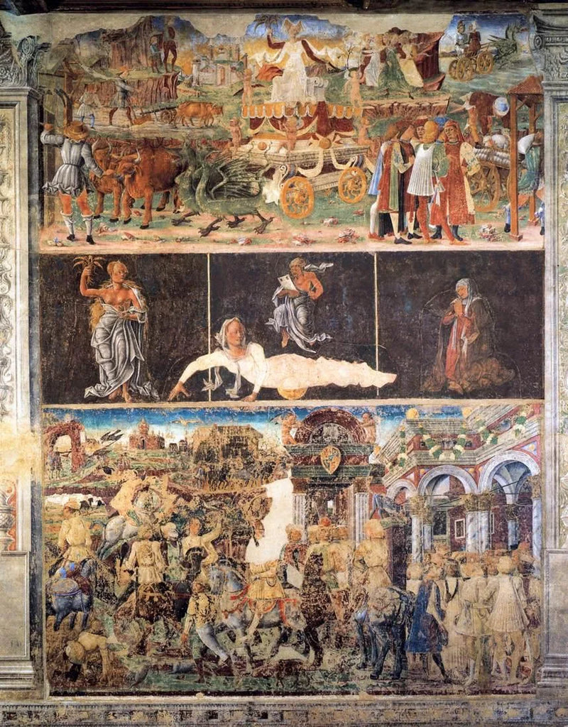 Augusts allegori: Ceres triumf - Cosmé Tura
