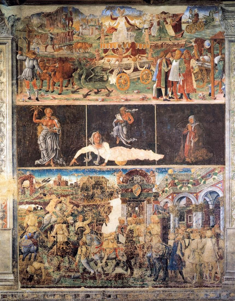 Augusts allegori: Ceres triumf - Cosmé Tura