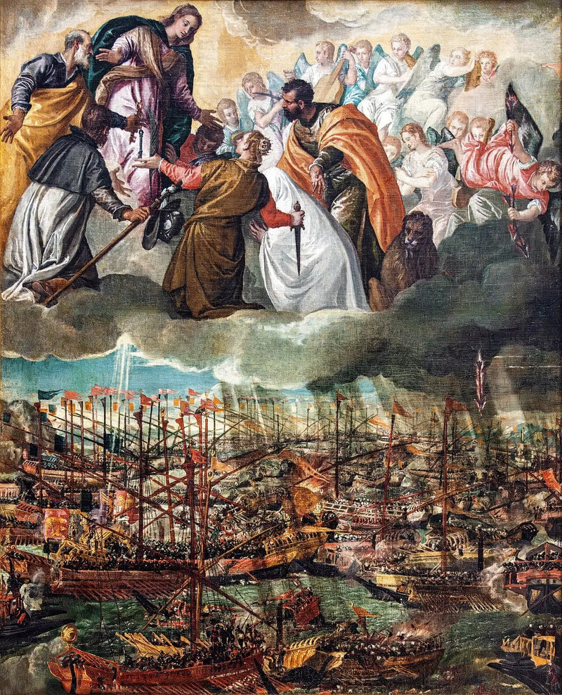 Allegori af Slaget ved Lepanto - Paul Véronèse