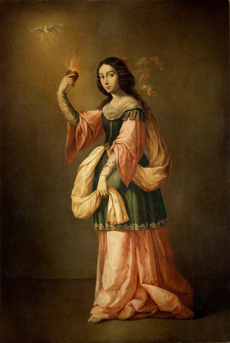Allegori af Kærlighedsgudinden - Francisco de Zurbarán