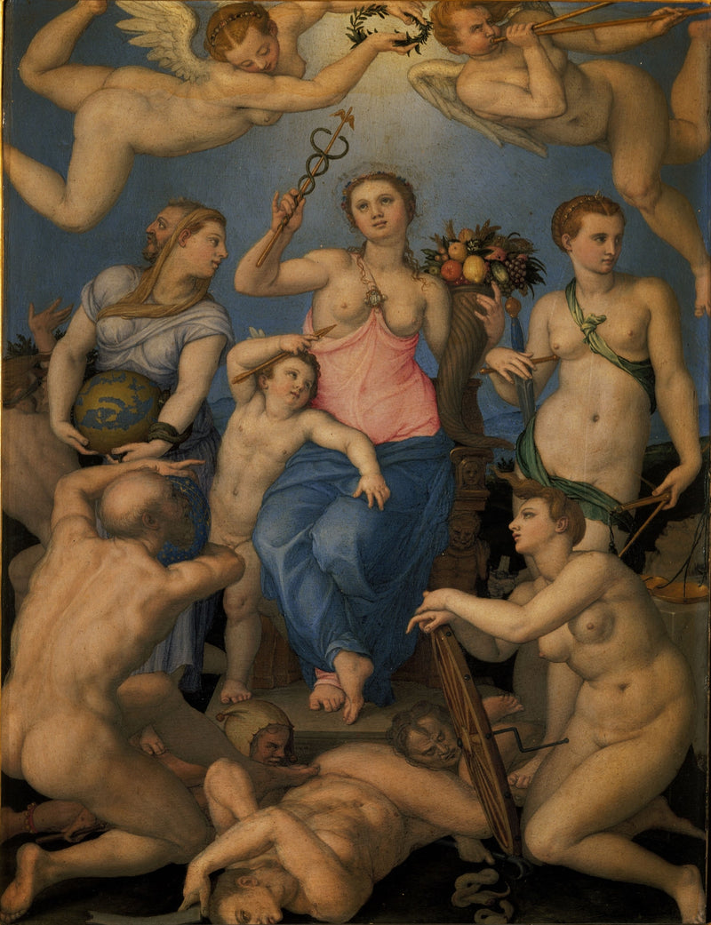 Allegori af lykke - Bronzino