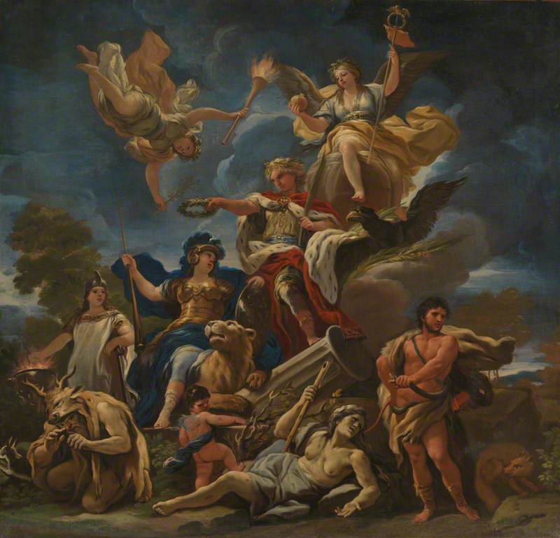 Allegori af Kraften - Luca Giordano