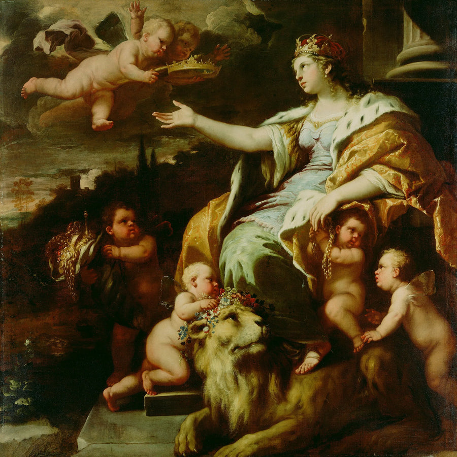 Allegori af Storsind - Luca Giordano