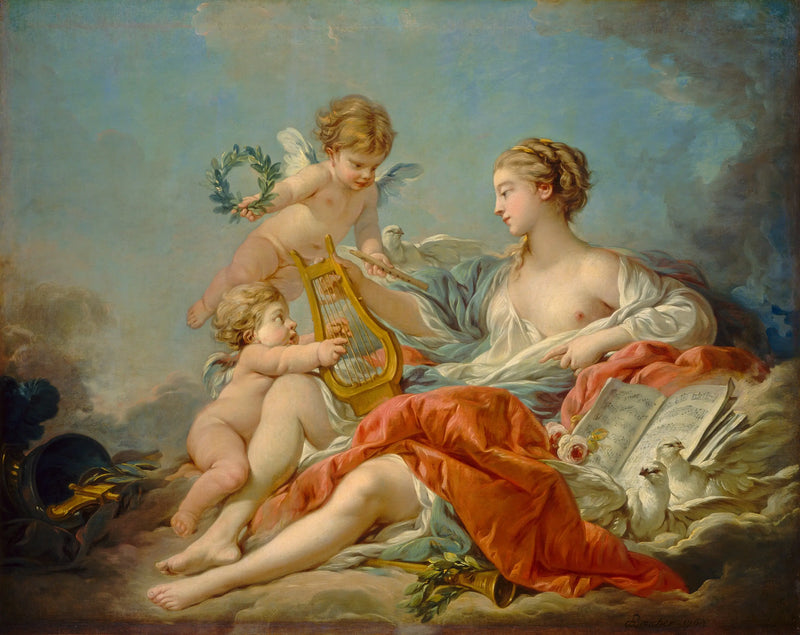 Allegori af musikken - François Boucher