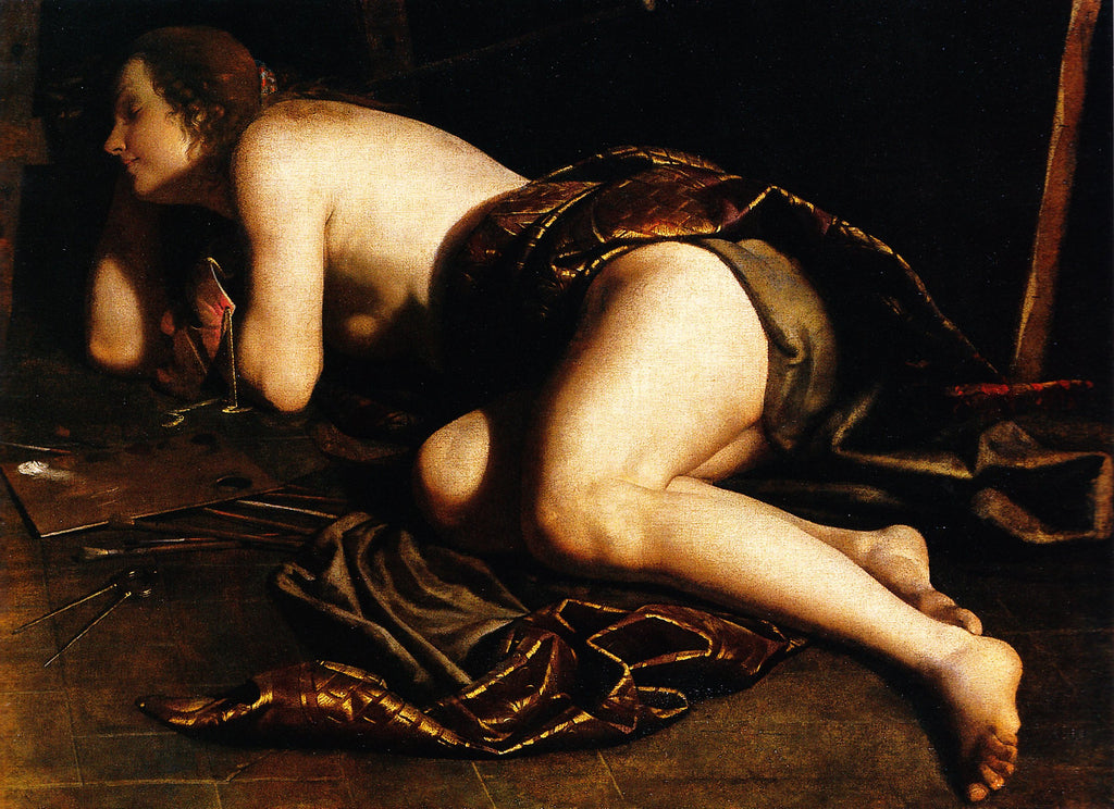 Allegori af Maleriet - Artemisia Gentileschi