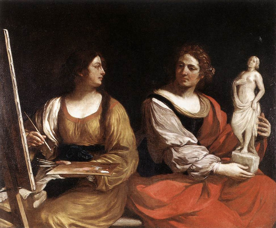 Allegori af maleri og skulptur - Guercino