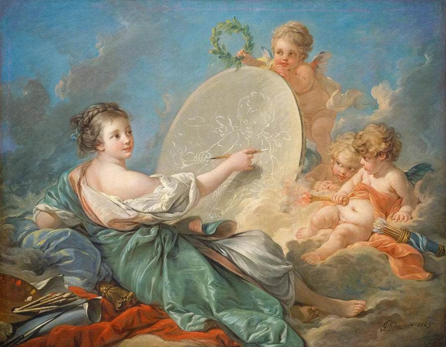 Allegori af maleriet - François Boucher