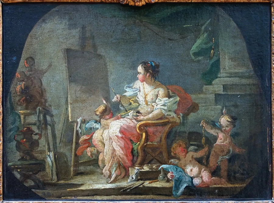 Allegori af Maleriet - François Boucher