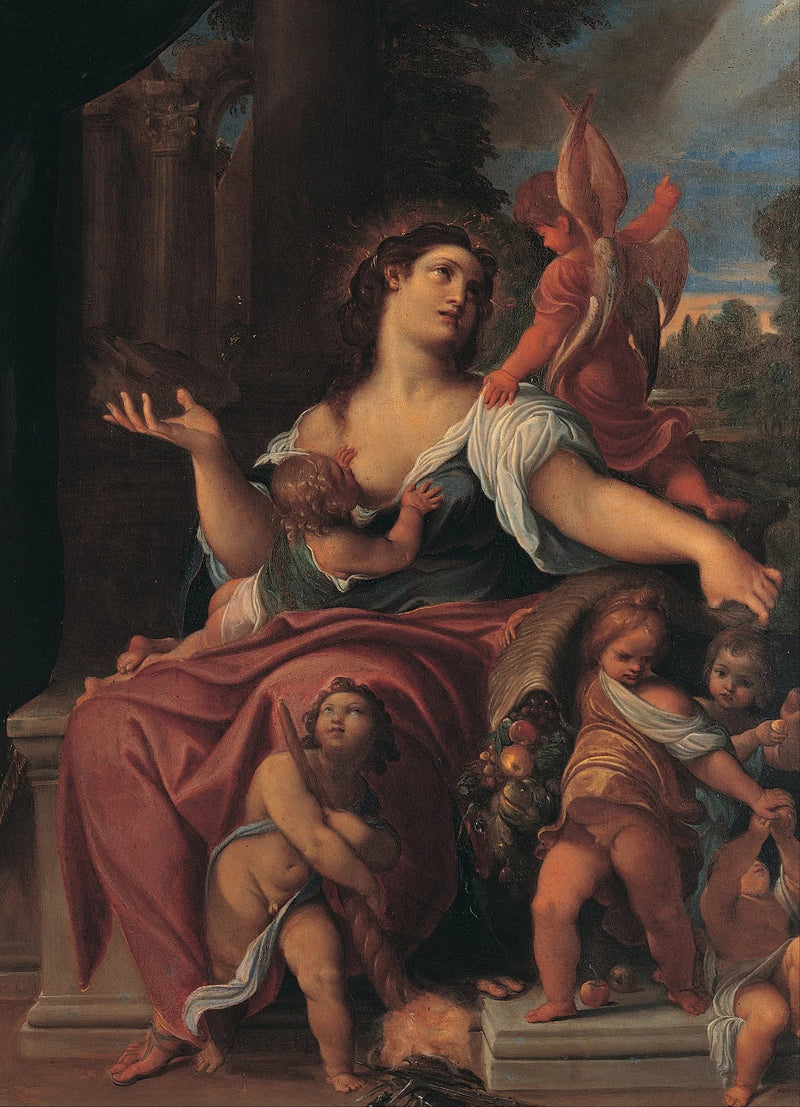 Allegori af Forsynelsen - Ludovico Carracci