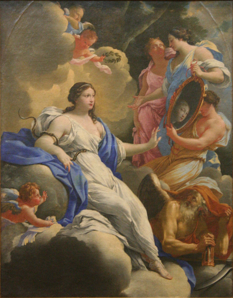Allegori af forsigtighed. - Simon Vouet
