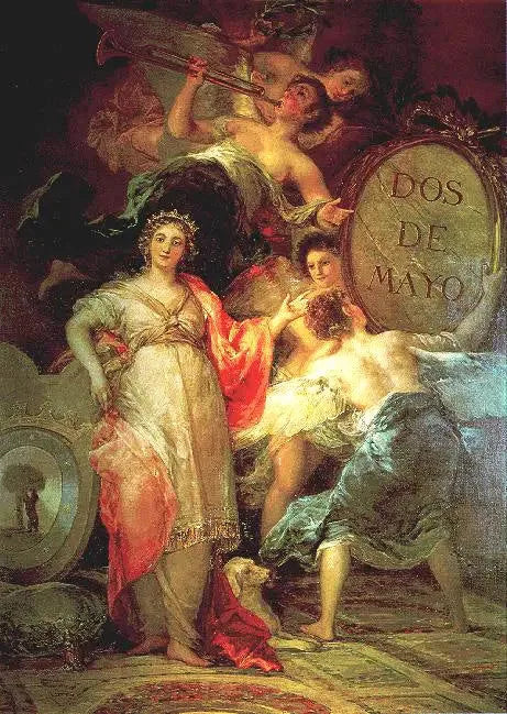 Allegori om byen Madrid - Francisco de Goya