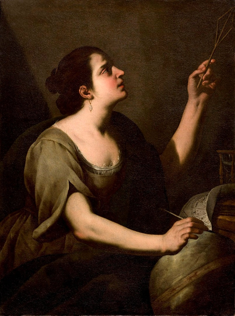 Allegori af astronomi - Artemisia Gentileschi
