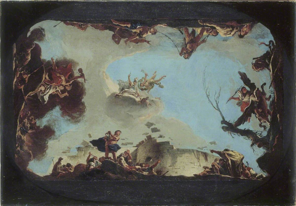 Allegori af magten af ​​talen - Giovanni Battista Tiepolo