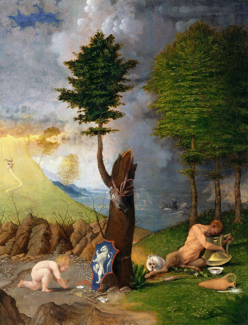Allegori af Vice og Dyder - Lorenzo Lotto