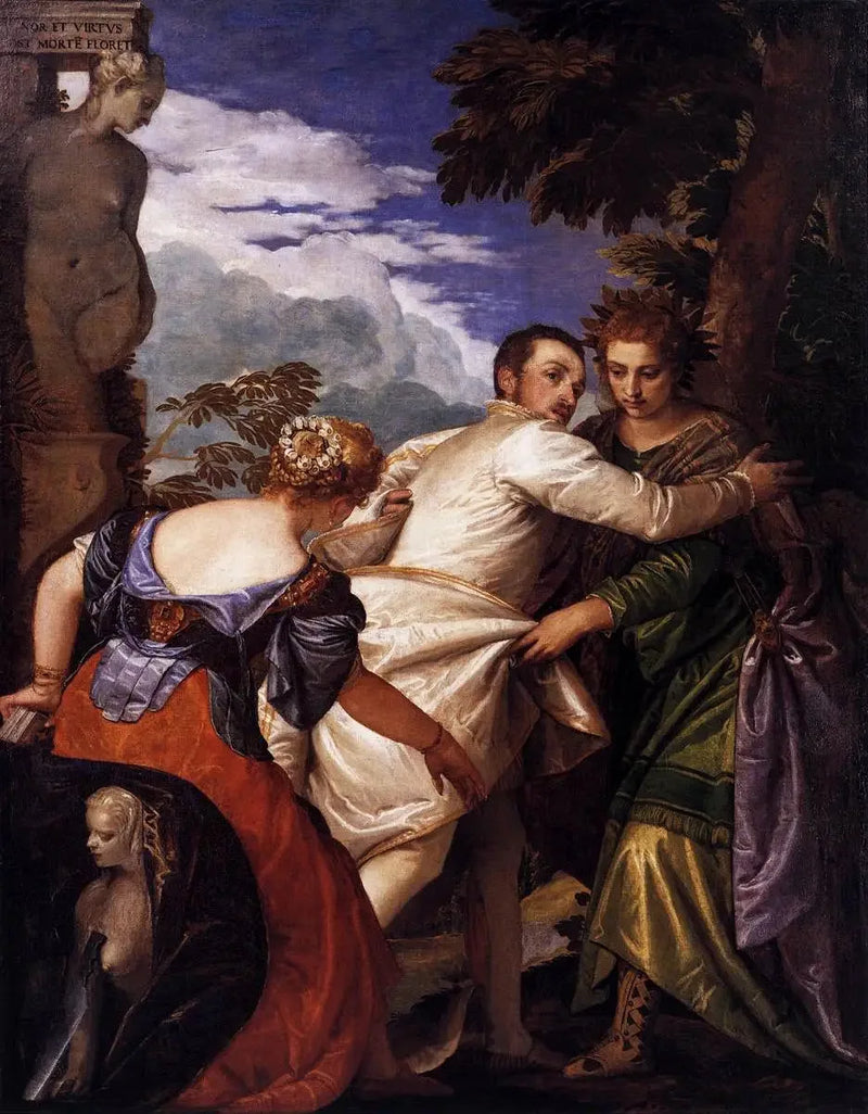 Allegori af Vice og Dyder - Paul Véronèse